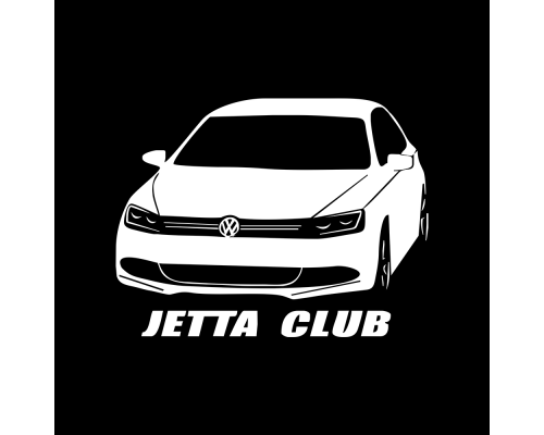 Наклейка на авто VW Jetta 20х15 - стильный аксессуар для вашего автомобиля