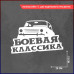 "Наклейка на авто 20х13 Боевая Классика с копейкой"