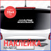 Наклейка на авто: Alpine Car Audio System 20х4