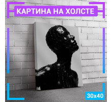 Картина интерьерная на холсте "Концепт человека" 30х40 см