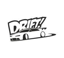 Наклейка на авто 20x10 Drift Car 2