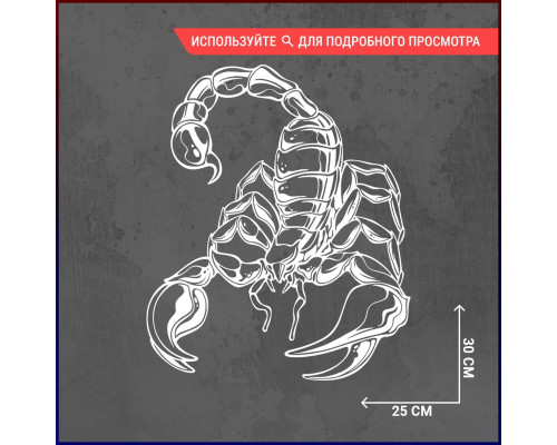 "Эмблема Скорпиона для вашего автомобиля"
