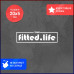 Наклейка на авто "Fitted Life" - стильное дополнение!