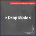 Наклейка на авто: Drop Mode 20x3