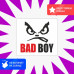 Наклейка на авто "Bad Boy" 10x9 - стильное дополнение!