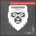 Наклейка на авто "Fight Pro Promotion" - 20x16