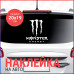 Наклейка на авто "Monster Energy" 20x19 - стиль и адреналин