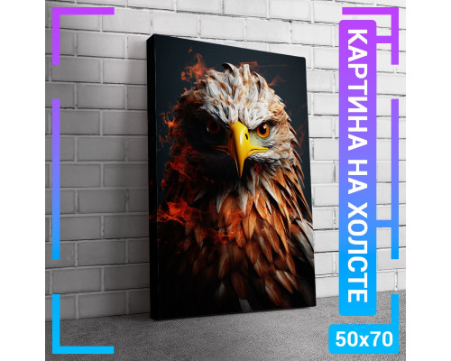 Картина "Орел" на холсте 50x70 см