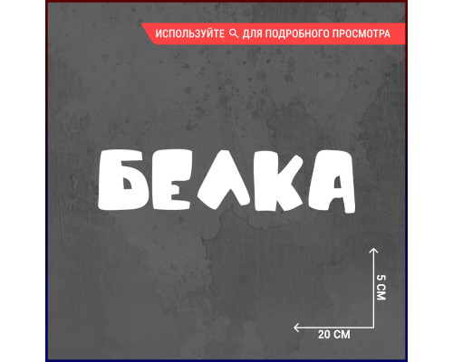 "Стильная наклейка: Белка - украшение для вашего автомобиля"