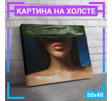 Картина интерьерная на холсте "Young woman" 50х40 см