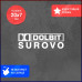 Наклейка на авто: Dolbit SUROVO!