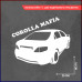 Наклейка на авто "Toyota Corolla" 20x16