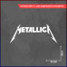 Наклейка на авто METALLICA LOGO 20x8 - выразительный стиль для вашего автомобиля