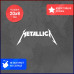 Наклейка на авто METALLICA LOGO 20x8 - выразительный стиль для вашего автомобиля