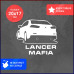 Эксклюзивная наклейка Lancer Mafia: стиль для вашего авто